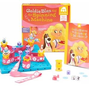 Goldie Spinning Machine - Pink and Blue Learning Toy
